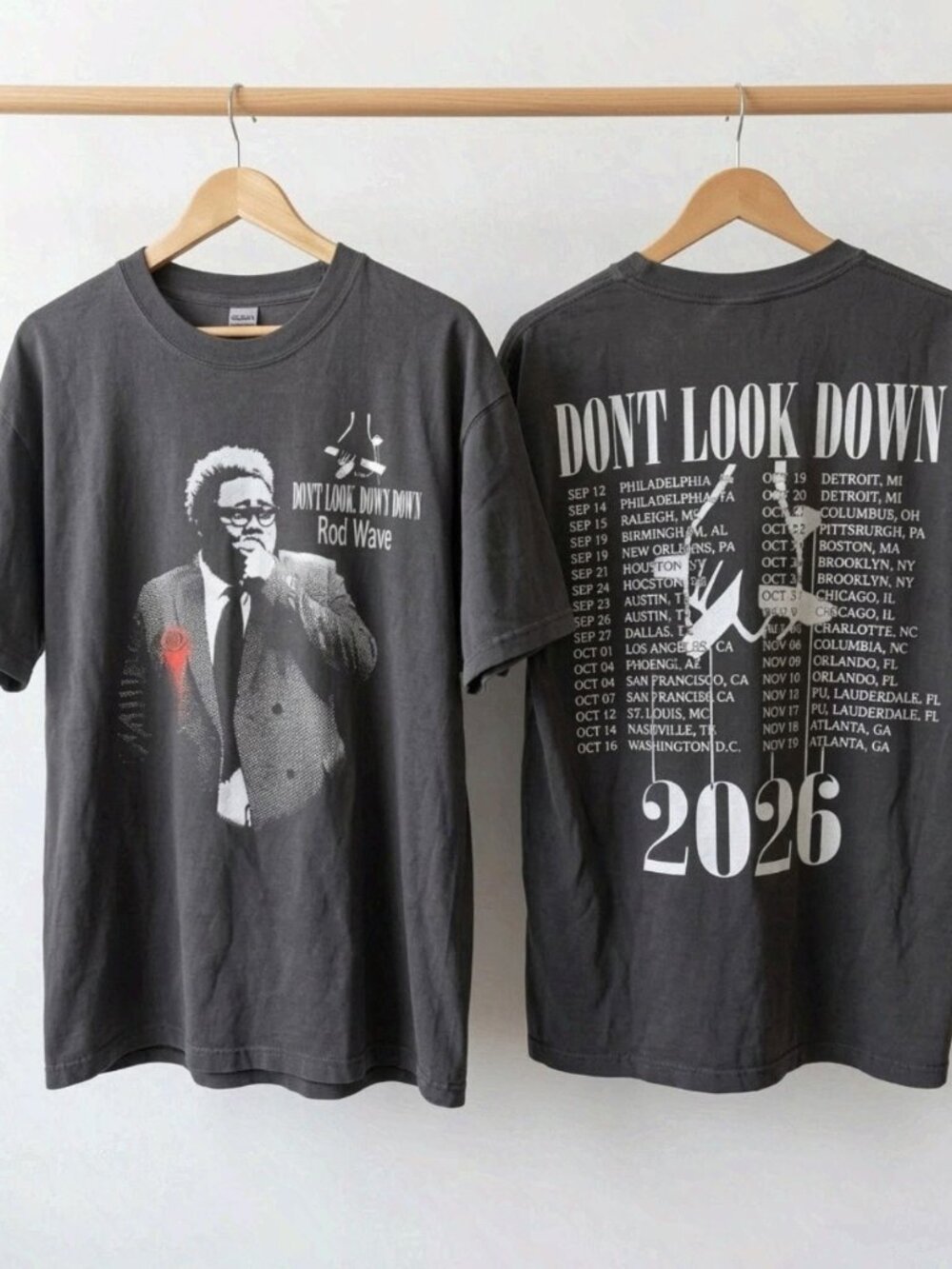Rod Wave Don't Look Down Tour T-Shirt Reprint